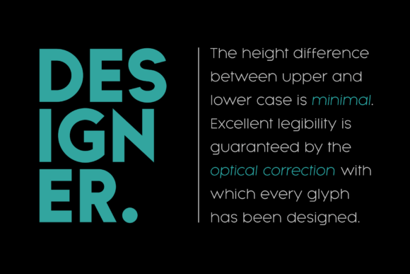 Minigap Font preview 2