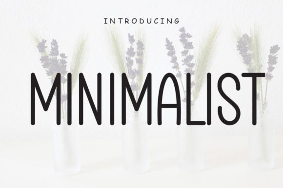 Minimalist Font