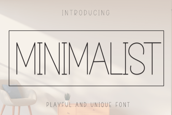 Minimalist Font Font