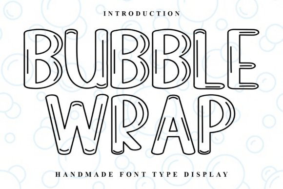 Bubble Wrap Font