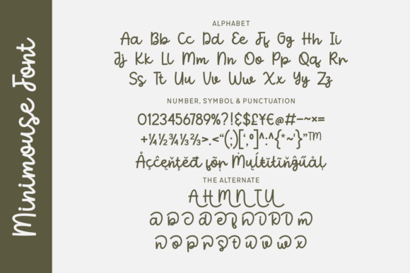 Minimouse Font preview 2