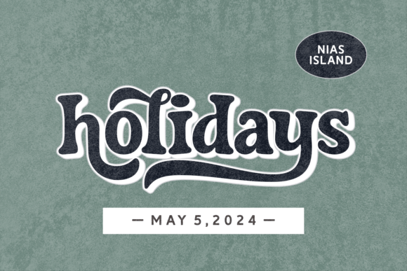 Miracle Groovy Font preview 2