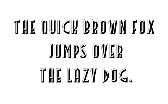 Mirror Font preview 2