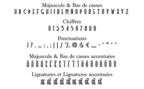 Mirror Font preview 4
