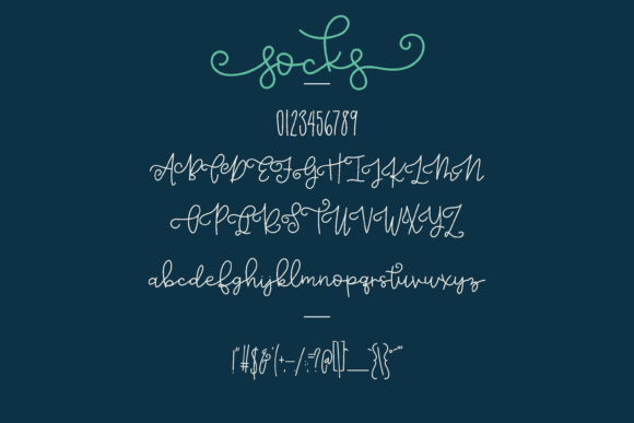 Mismatched Socks Font preview 3