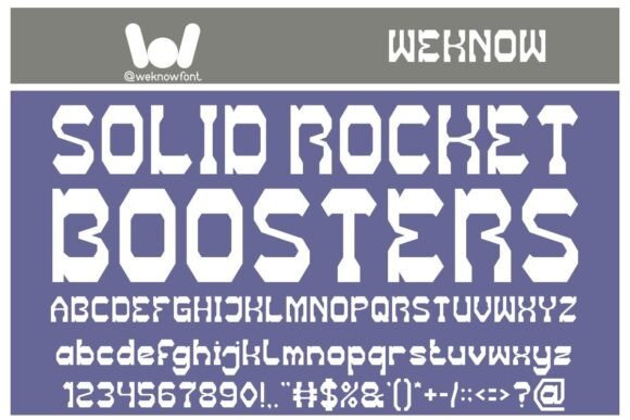 Mission Timeline Font preview 3