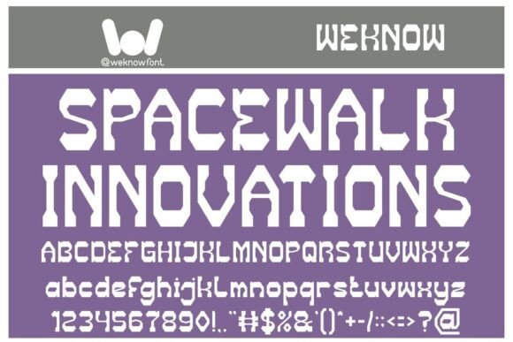Mission Timeline Font preview 4