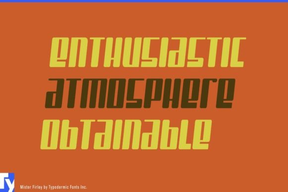 Mister Firley Font preview 3