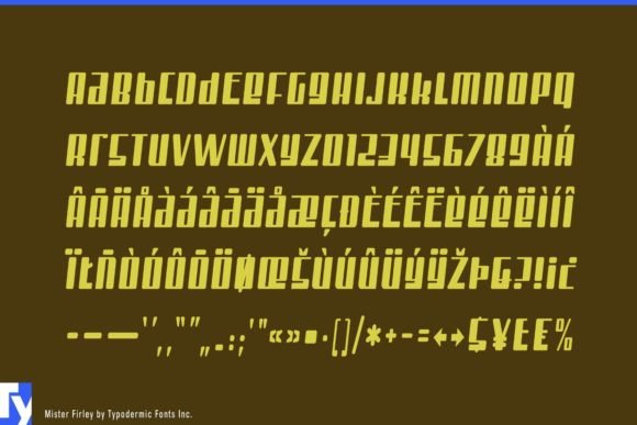 Mister Firley Font preview 4