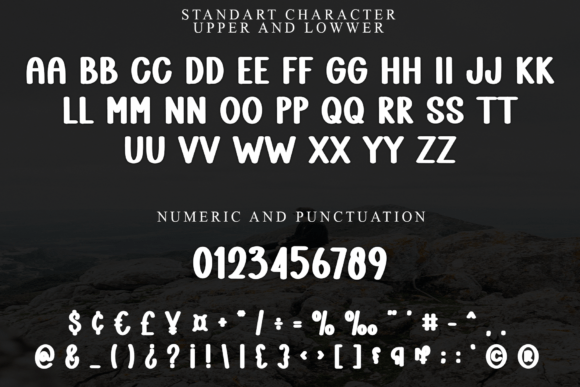 Mister Pudding Font preview 4