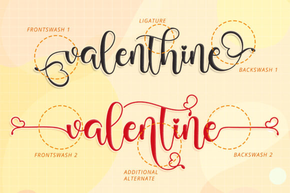 Mister Valentine Font preview 2