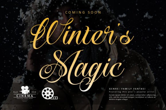 Mistletoe Magic Font preview 2