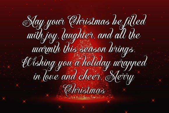 Mistletoe Magic Font preview 3