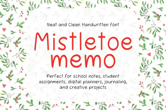 Mistletoe Memo Font