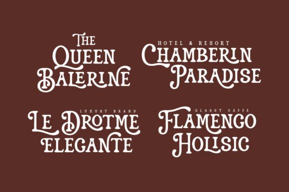 Alendro Font preview 2