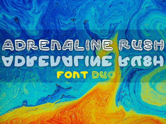 Adrenaline Rush Font preview 2