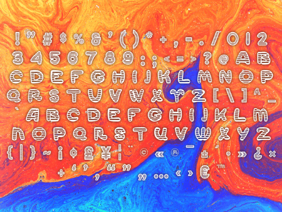 Adrenaline Rush Font preview 3