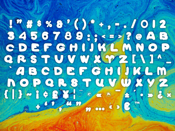 Adrenaline Rush Font preview 4