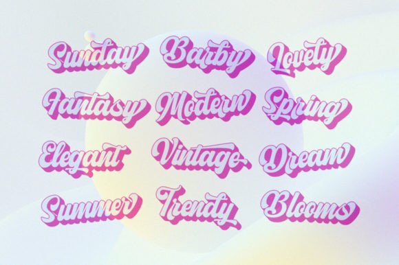 Mitona Vintage Font preview 2