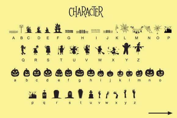 Mitoos Halloween Font preview 3