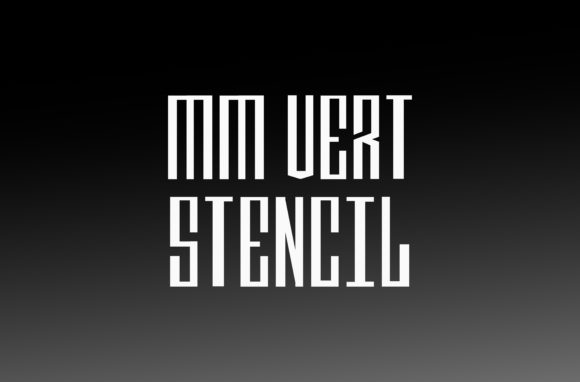 MM Vert Font preview 3