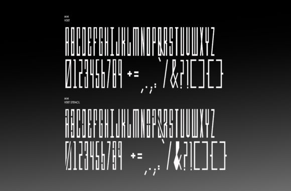 MM Vert Font preview 4