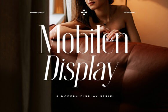 Mobilen Display Font