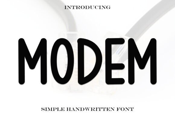 Modem Font