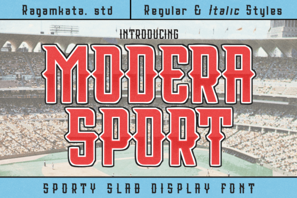 Modera Sport Font