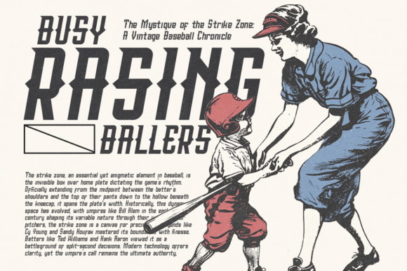 Modera Sport Font preview 2