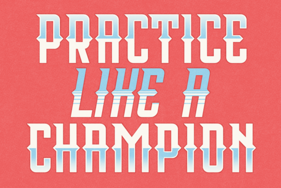 Modera Sport Font preview 3
