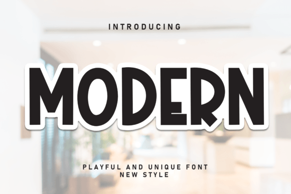 Modern Font