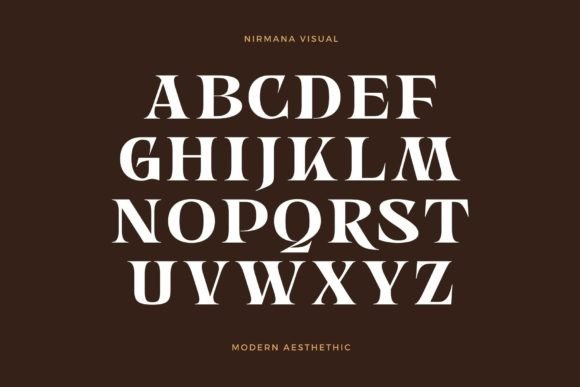 Modern Aesthetic Font preview 3