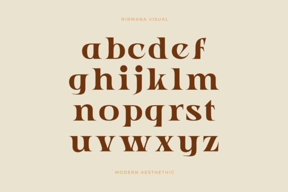 Modern Aesthetic Font preview 4