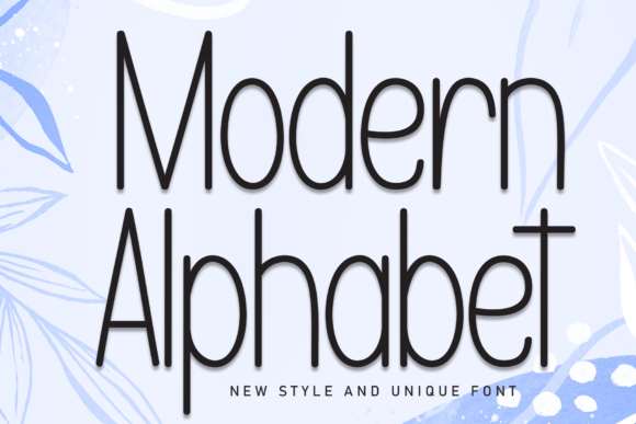 Modern Alphabet Font