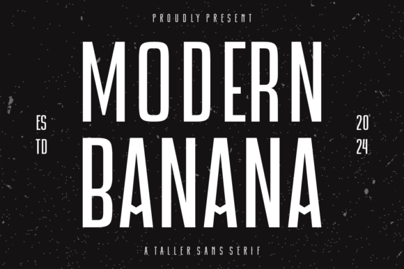 Modern Banana Font
