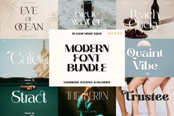 Modern Bundles  Font