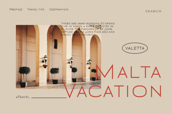 Modern Deluxe Font preview 4