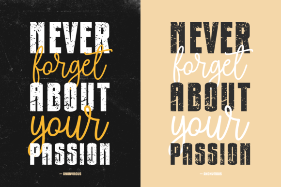 Modern Grunge Font preview 2