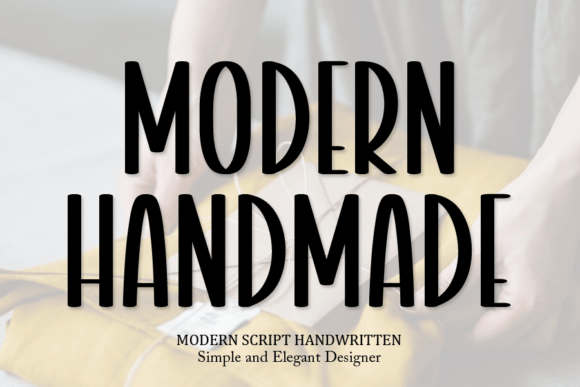 Modern Handmade Font