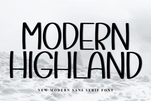 Modern Highland Font