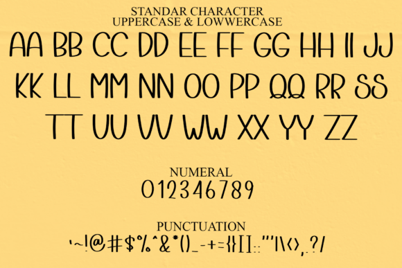 Modern Highland Font preview 3