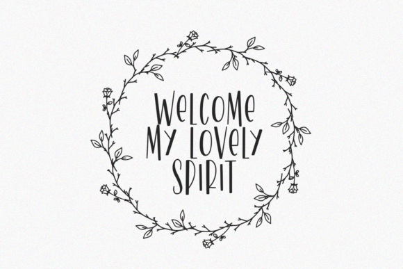 Modern Leaves Font preview 3