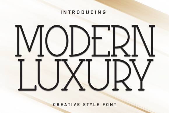 Modern Luxury Font