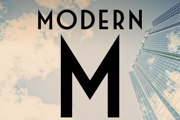 Modern M Font preview 2
