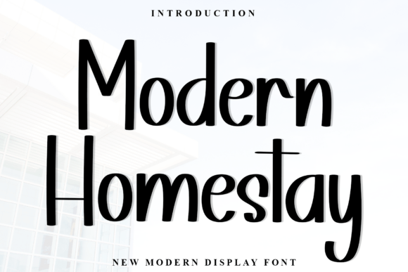 Modern Homestay Font