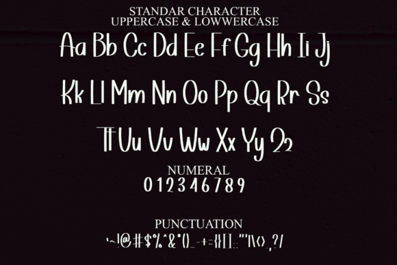 Modern Homestay Font preview 3
