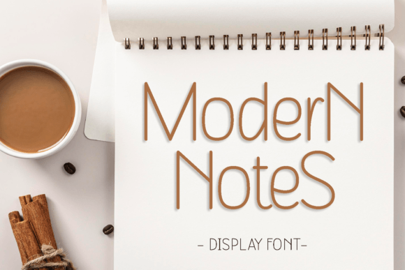 Modern Notes Font
