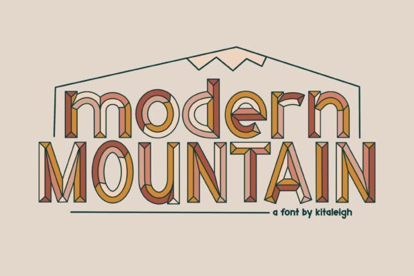 Modern Mountain Font