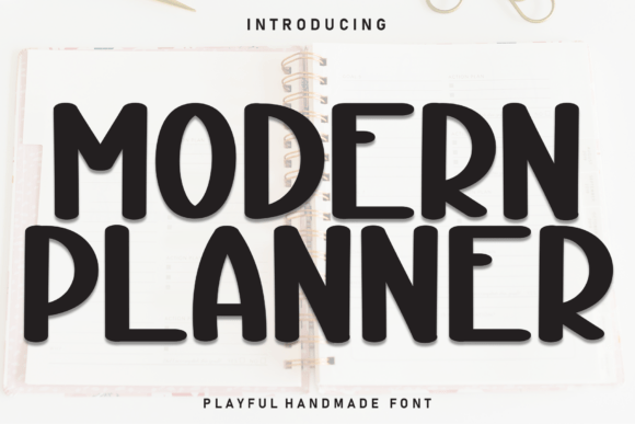 Modern Planner Font Modern Planner Font
